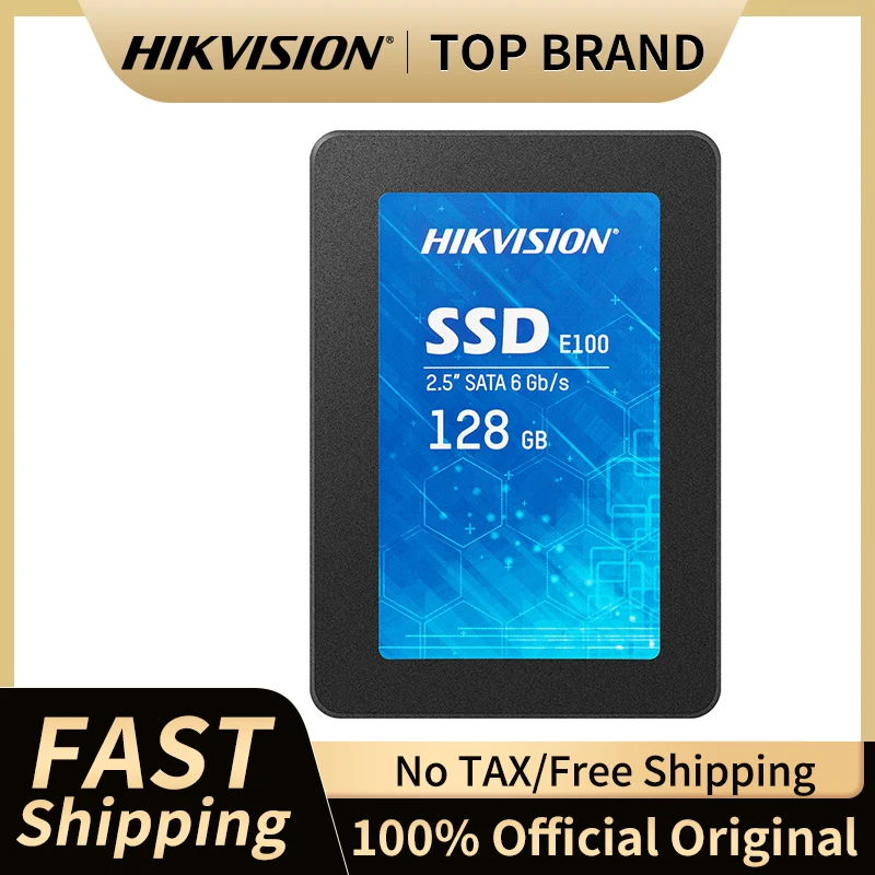 HIKVISION-unidades internas de estado sólido E100, 128GB, 256GB, 512GB, 1TB, 2,5 pulgadas, SATA III, 6 Gb/s, SSD interno, 3D, TLC para ordenador portátil
