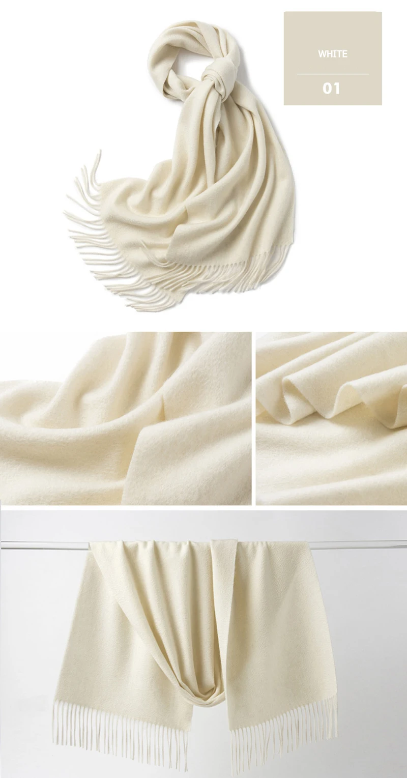 Wixra, базовый Одноцветный шарф из овечьей шерсти, шаль, теплые шарфы, кашемировые шарфы на каждый день, Осень-зима, одежда Msut