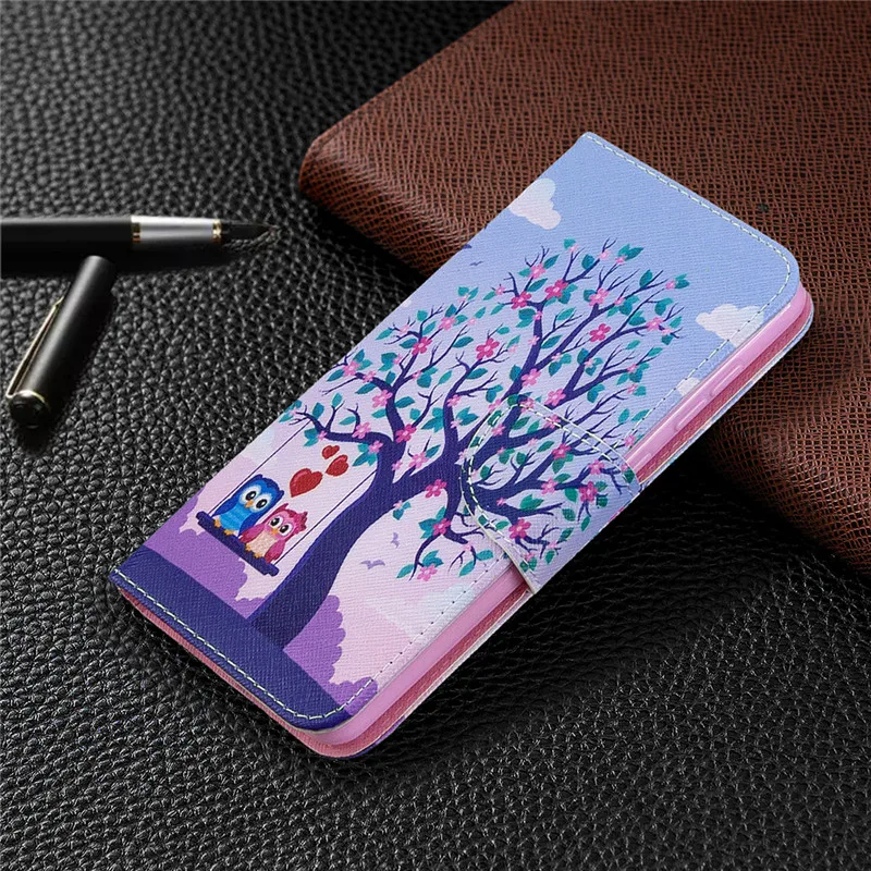 Leather Magnetic Flip Wallet Phone Case Cover - Premium  with Card Slots and Stand