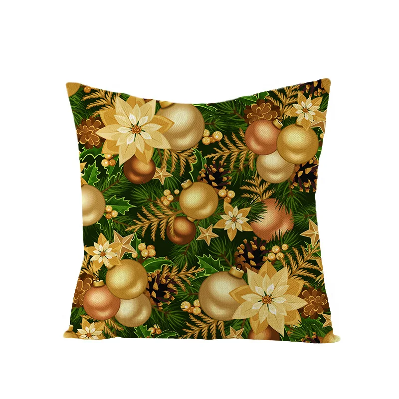 Рождество Новая зеленая Рождественская елка Серия Наволочка украшения для дома 45*45 см обнимающая наволочка
