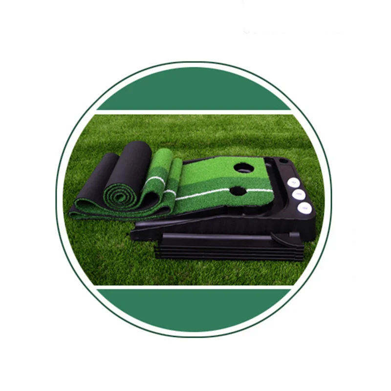 PGM мяч возврата 2,5 м/3M Крытый гольф установка тренера Портативный Гольф Практика положить коврик для гольфа клюшки зеленый тренажер
