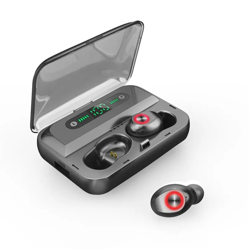 Новые T10B TWS Bluetooth стерео беспроводные наушники водонепроницаемые с светодиодный