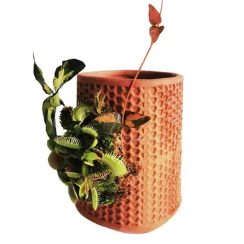 

Automatic Watering Plant Feeders Flower Pot Balcony Garden Plant Planter Automatic Watering Ceramic Vase