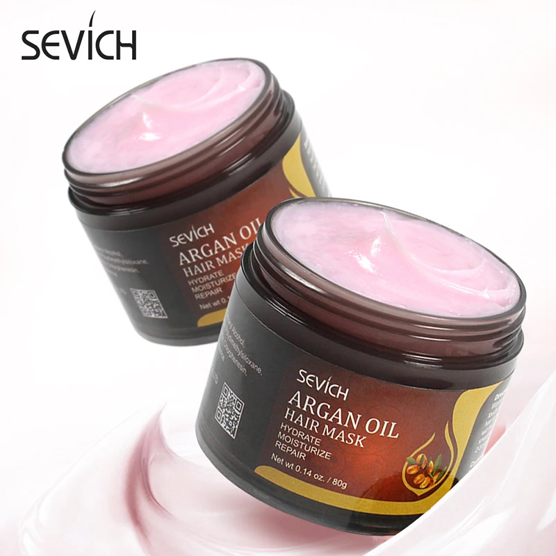 Sevich 80g Organic Argan Oil Hair Mask Repairs Damage Restore Soft For Keratin Hair & Scalp Treatment Sevich 80g Organic Argan Oil Hair Mask Repairs Damage Restore Soft For Keratin Hair & Scalp Treatment