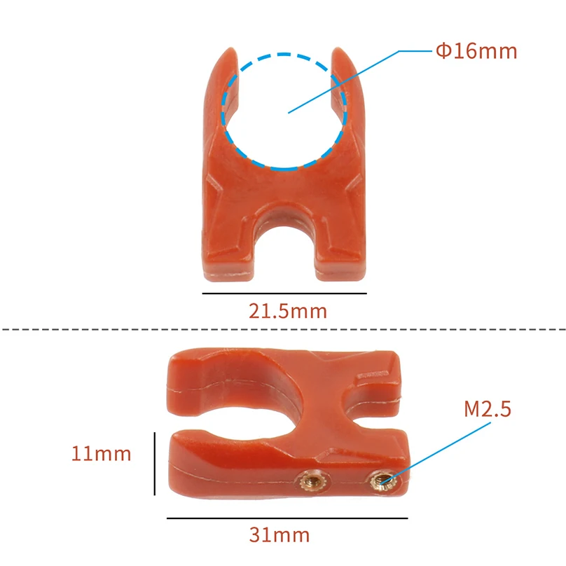 10PCS JMT 16mm C Schnalle Carbon Rohr Positionierung Sitz für Tarot RC Drone Flugzeug Quadcopter Teile – Detail 13