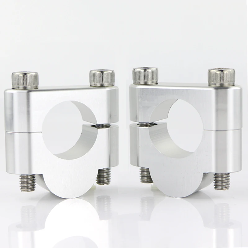 Motorcycle Handlebar Risers 22mm 7/8" Mounting Clamps For BMW R1200R F800ST F700GS F650G F650CS G650GS R1100GS R1150GS R850GS 2