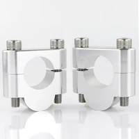 Motorcycle Handlebar Risers 22mm 7/8" Mounting Clamps For BMW R1200R F800ST F700GS F650G F650CS G650GS R1100GS R1150GS R850GS 2