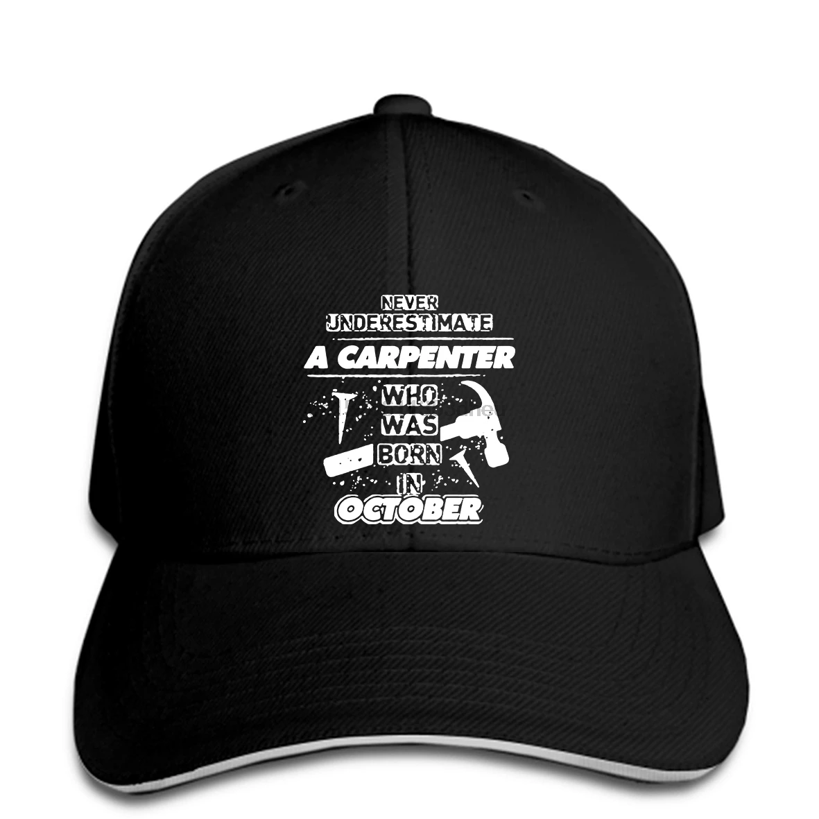 Бейсболка Carpenter, подарок на день рождения октября, Кепка snapback