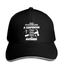Бейсболка Carpenter, подарок на день рождения октября, Кепка snapback