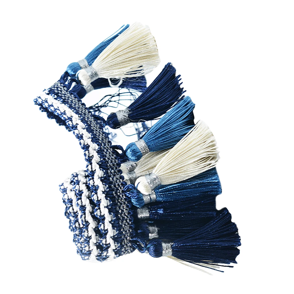 1 Yard European Tassel Edging Fringe Trim Embellishment for Clothing Curtain Decoration