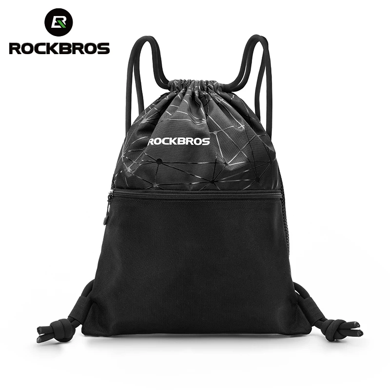 ROCKBROS Men Women Gym Bag Drawstring High Capacity Backpack Outdoor Sports Training Cycling Storage Bag Multipurpose Yoga