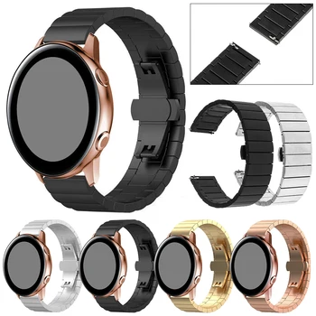 

Universal Watchband 20mm 22mm Replacement Watch Band Luxury Matel Stainless Steel Wrist Bracelet Strap For Samsung Gear S2 S3