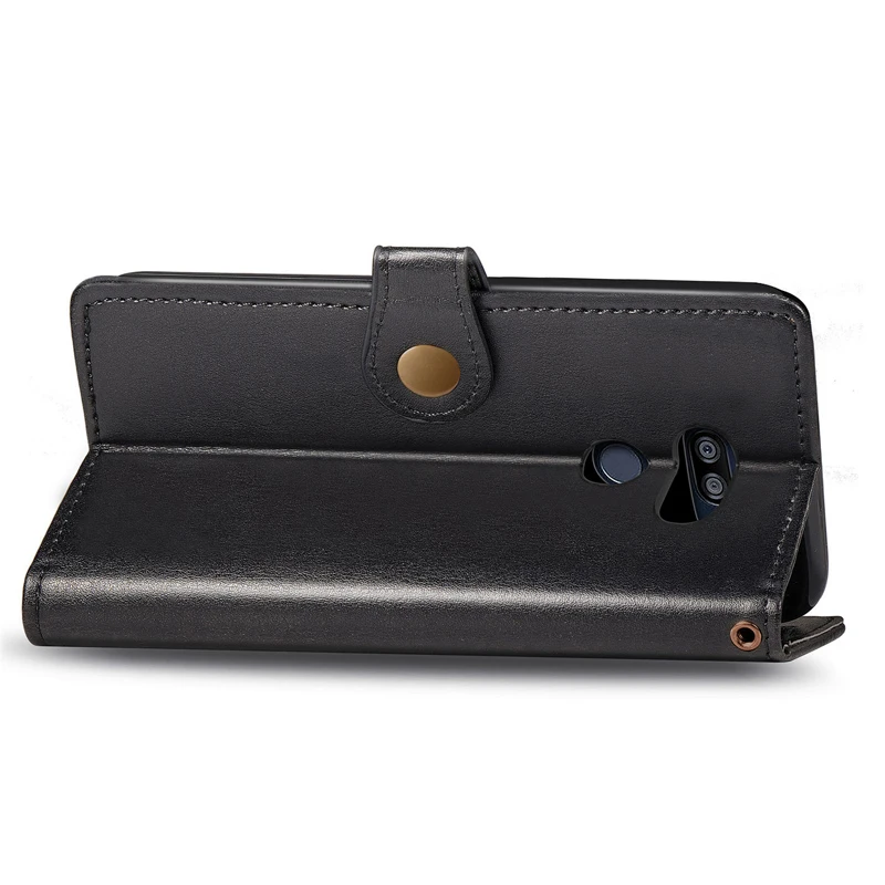 For LG K40S Case 6.1 inch Luxury Leather Wallet Lanyard Protect Stand Back Flip Cover For LG K40S K 40 LGK40S Phone Bags