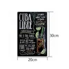 Classic Cocktail Posters Metal Signs Mojito Martini Vintage Plaque Bar Pub Club Wall Decorative Plates Home Decor 20*30 cm ► Photo 2/6