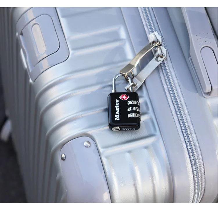 Master Lock TSA Lock 3 Digit Password Customs Luggage Padlocks Anti-theft Mini Code Lock for Suitcase Luggage Bag Travel  (7)
