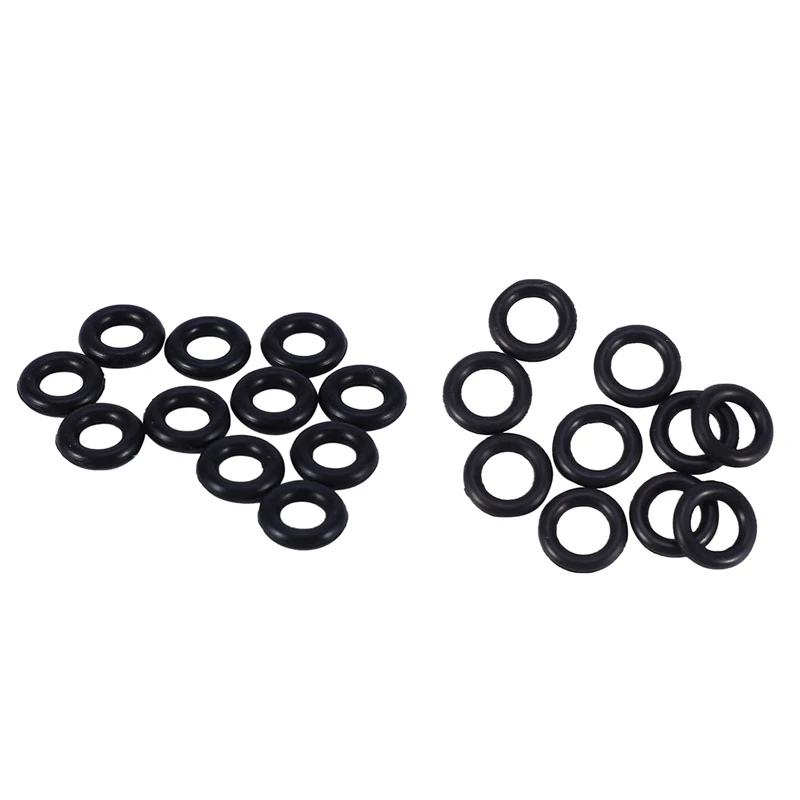 

20Pcs Black Rubber Oil Seal O Shaped Rings Seal Washers - 10Pcs 8 x 4 x 2 Mm & 10Pcs 9 x 5 x 2 Mm