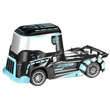 

DeerMan 1/10 RC Cool Light Model Truck Head Speed Drift Remote Control Racing Toy Car Gift EU Plug