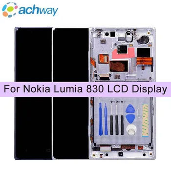 

100% Tested 1280x720 Display Touch Screen with frame For Nokia Lumia 830 lcd Digitizer Digitizer Assembly For Nokia Rm-984 LCD