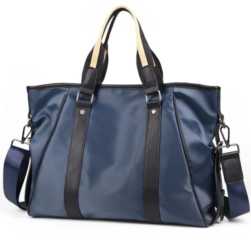 

New Style Korean-style Men's Bag Handbag Briefcase Waterproof Wearable Casual Briefcase Bag Shoulder Diagonal
