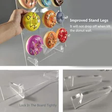 Акриловая подставка для пончиков для свадьбы, дня рождения, вечеринки, большой активности, прозрачная стойка для торта, Рождественская распродажа