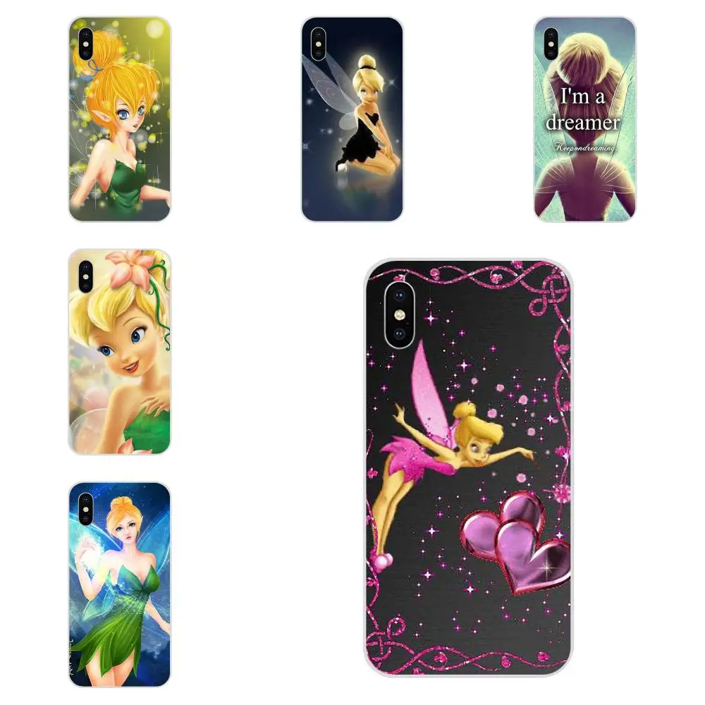 

Cute Phone Accessories Case For Samsung Galaxy Note 5 8 9 S3 S4 S5 S6 S7 S8 S9 S10 5G mini Edge Plus Lite Tinkerbell