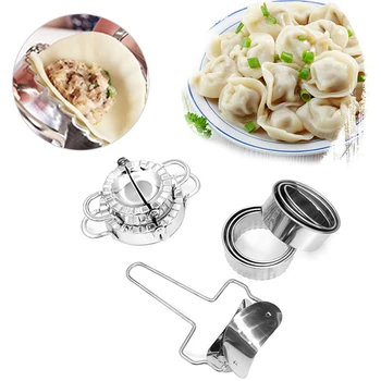 

Manual Kitchen Tools Dumpling Mould Set Food Making 304 Stainless Steel Kitchen Tools Dough Cutter For Kitchen Making Tools
