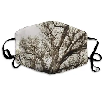 

Mouth Mask Ancient Tree Print Masks - Breathable Adjustable Windproof Mouth-Muffle, Camping Running for Women and Men
