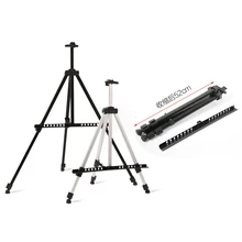 1 шт. алюминиевый сплав/Железный мольберт Складная живопись станковая рамка художника регулируемый штатив дисплей полка с сумкой на открытом воздухе