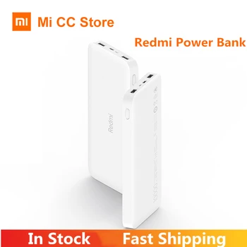 

Xiaomi Redmi Power Bank 10000mAh Standard Edition Large Capacity High-density lithium polymer cells for Laptop Smartphone