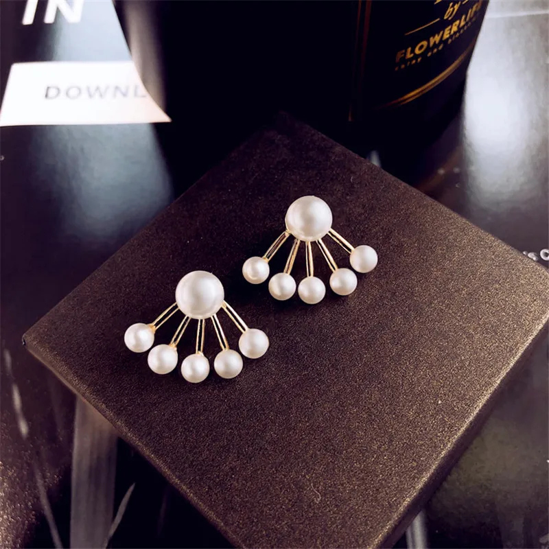 Ahmed Trendy Elegant Created Big Simulated Pearl Star Moon Long Earrings Pearls Statement Drop Earrings for Wedding Party Gift Ahmed Trendy Elegant Created Big Simulated Pearl Star Moon Long Earrings Pearls Statement Drop Earrings for Wedding Party Gift