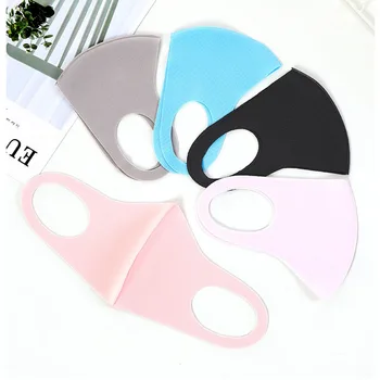 

Kids Child Mouth Mask Washable Dustproof Reusable Anti-Pollen Non-disposable Breathable Protective Face Mask Anti-PM2.5 Black