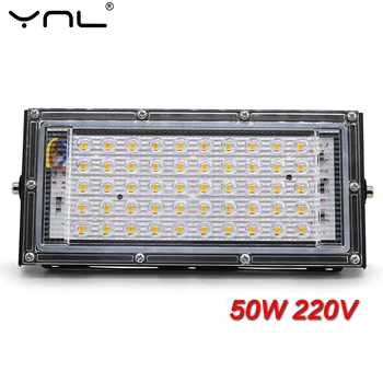 

Spotlight 50W LED Flood Lights AC 220V FloodLight Outdoor Lighting Waterproof IP65 Reflector Led Projector Garden Light