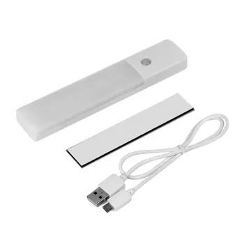 

New LED Night Light Motion Sensor Lights Built-in Lithium Battery Powered Rechargeable Wall Sconce Light Stairway Hallway Light