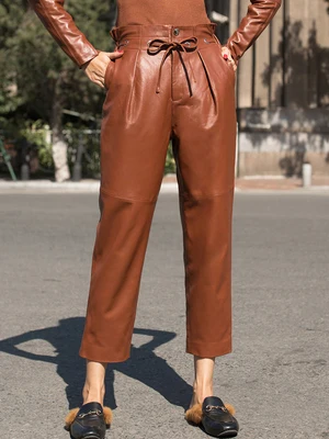 2019 Nieuwe Mode Echte Schapen Lederen Broek BP23