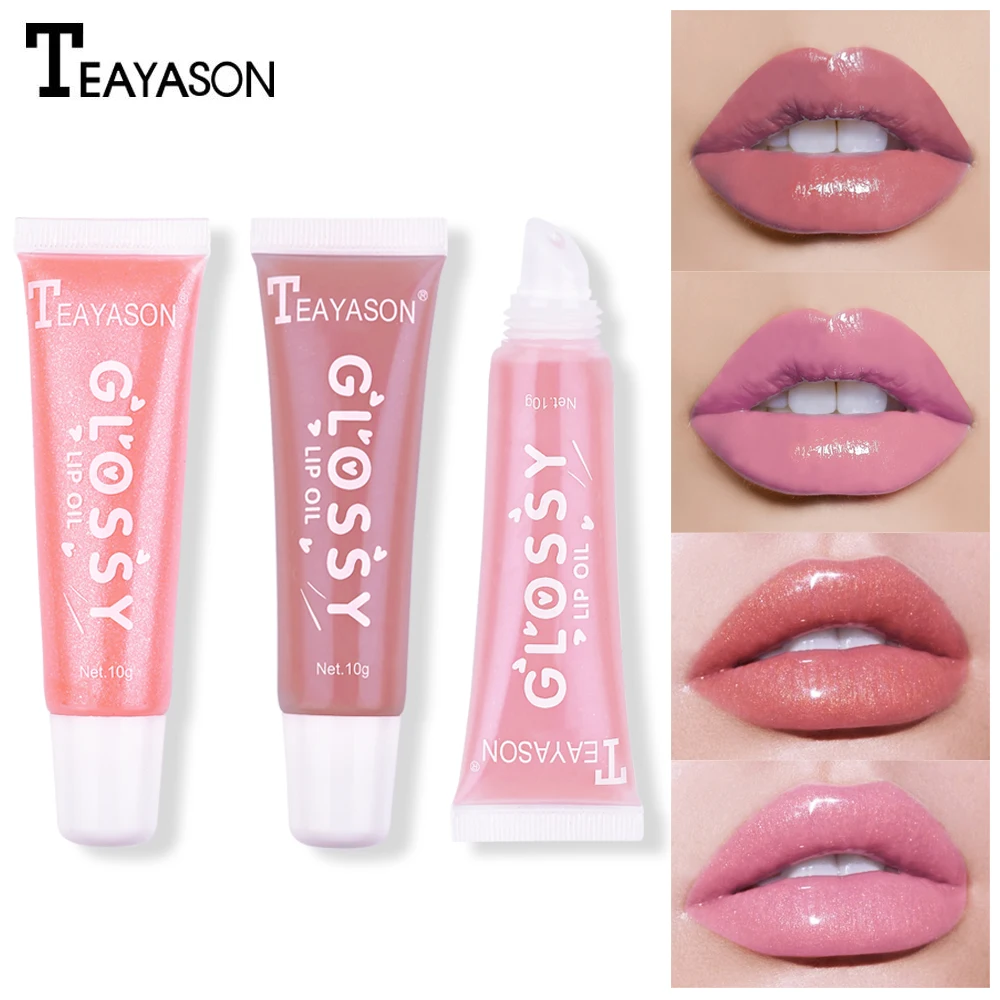 Moisturizing Lip Gloss Oil Protect Lips Makeup Liquid Tint Lipstick Cosmetics Women Glossy Crystal Jelly Hydrate |
