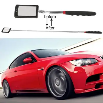 

Telescopic Car Chassis Detection Vehicle Repair LED Light Inspection Mirror Inspection Tools Endoscope Flaw Accessories наклейки