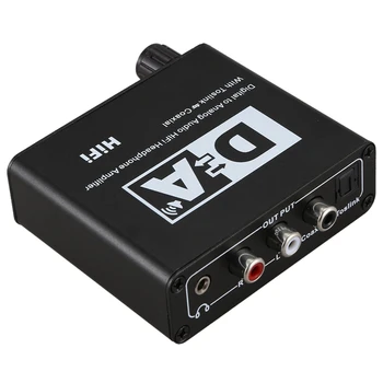 

Coaxial Digital To Analog Rca 3.5Mm o Hifi Converter Adapter With Spdif Toslink Digital To Analog o Converter