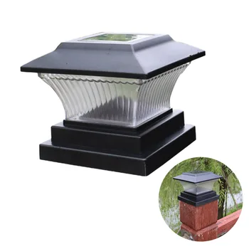 

1PC Decorative Durable Waterproof Fashion LED Solar Powered Lamp Post Light for Outdoor Garden