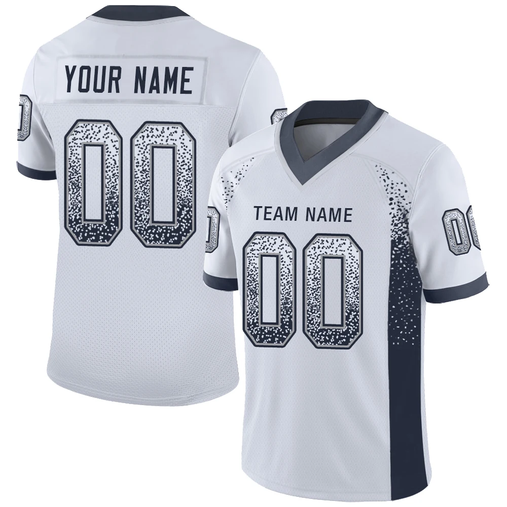 Football Jersey Sticth Your/Team Name/Number Stretch Polyester Mesh Practice Jersey for Men/Lady/Youth Outdoors/Indoors Big