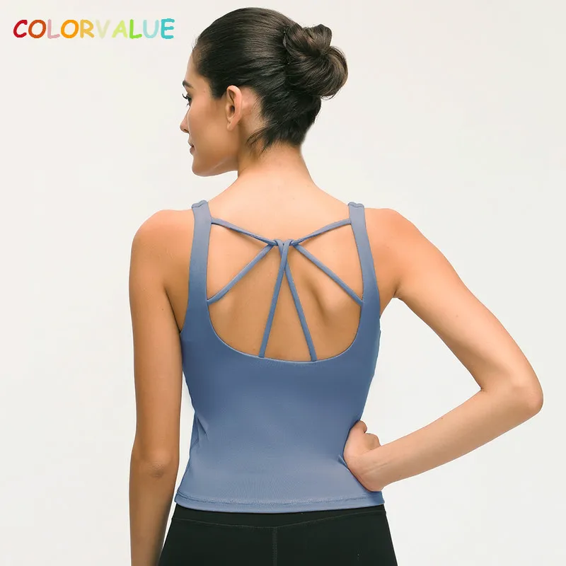 Цветная Сексуальная Беговая тренировка, кроп-топы, женские мягкие нейлоновые мягкие фитнес, спорт спортивные брюки, Топ майка для занятий бодибилдингом