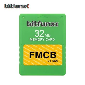 

Bitfunx PS2 Game Card 32MB 1.966 FMCB for Playstation2 in Different Color