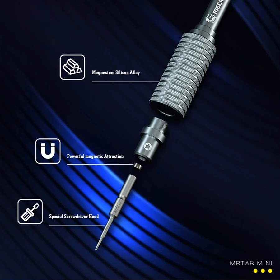 6in1 Mechanic IShell MAX 고경도 정밀 스크루 드라이버 매화 꽃 십자가 IPhone 바닥 용 내부 분해 도구