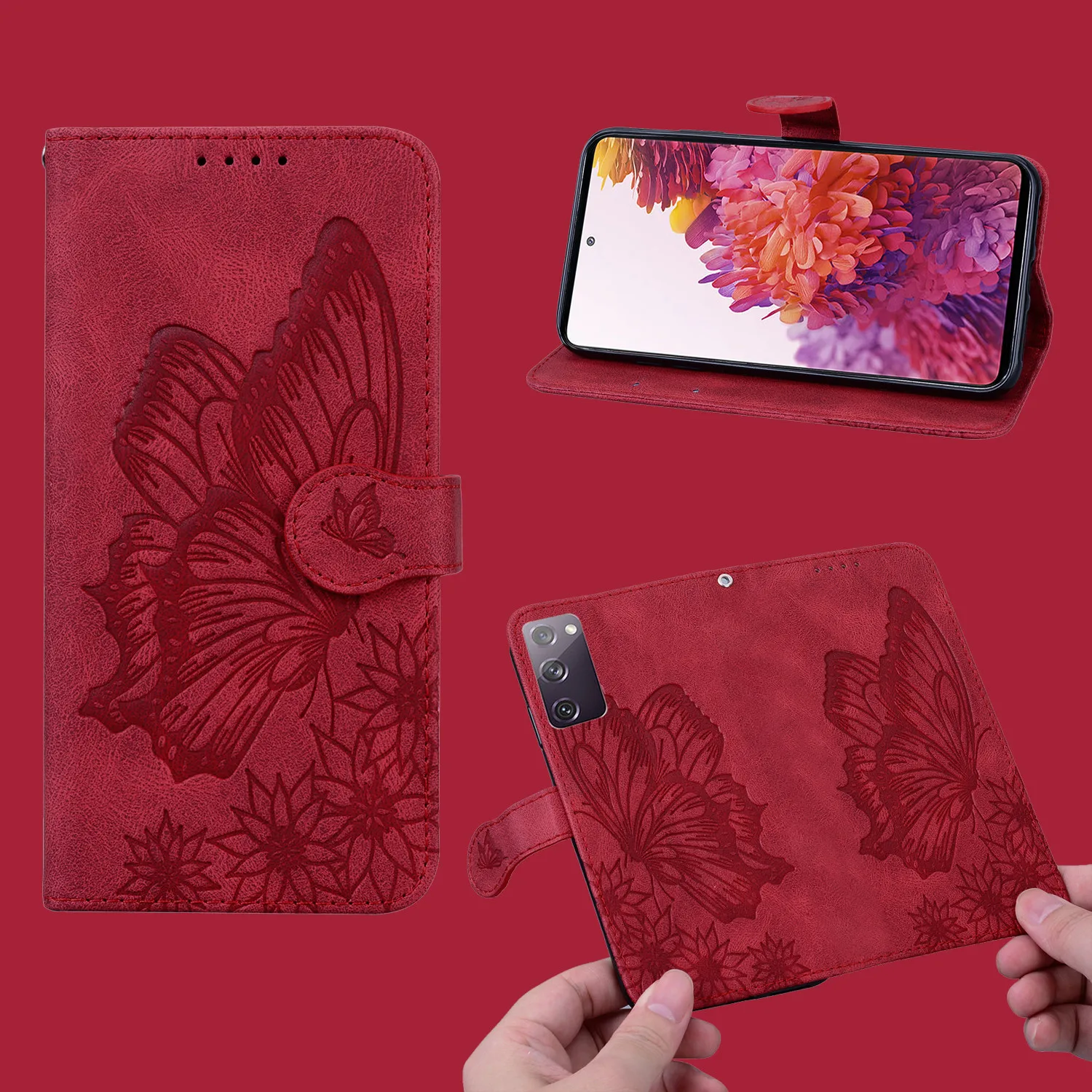 case for iphone 13 pro max Luxury 3D Butterfly Leather Wallet Case For iPhone 13 Mini 11 12 Pro X XS Max XR 7 8 6 6S Plus SE 2020 Flip Holder Stand Cover iphone 13 pro max case