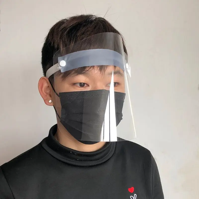 

Transparent Mask Dustproof Protective Facial mask Particulate Respirator Anti-Spitting Splash Hat Windproof Sand Windshield