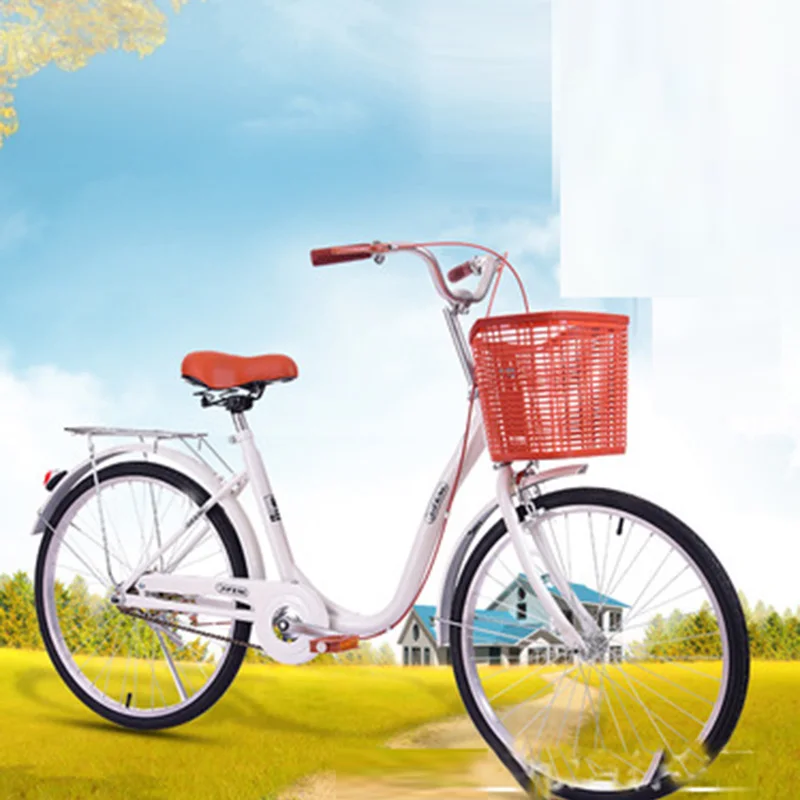 24-Inch Adult Road Bike City Commuter Car Male And Female Pedaling Bicycle