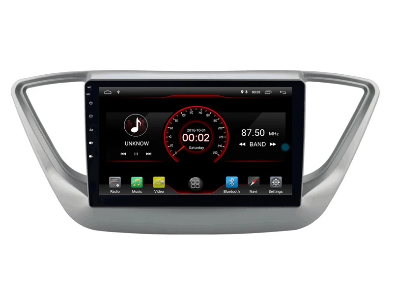 Автомобильный Android 9,0 плеер для hyundai акцент Верна Solaris магнитофон 4G Lte sim карта радио с Bluetooth и GPS 2.5D ips экран
