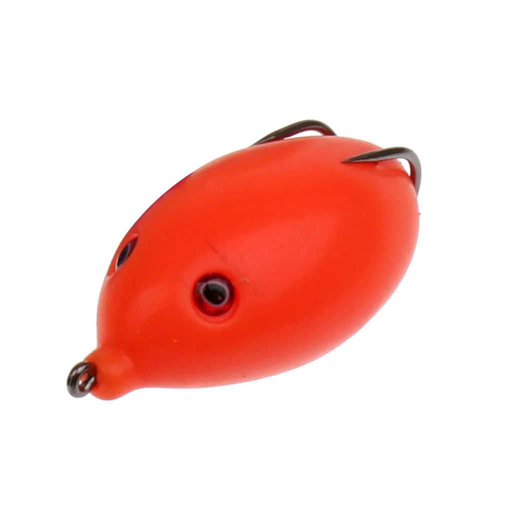 6 Pcs Topwater Frog Lure Kit Set Lots for Bass Snakehead Freshwater Saltwater Soft Bait Crankbait