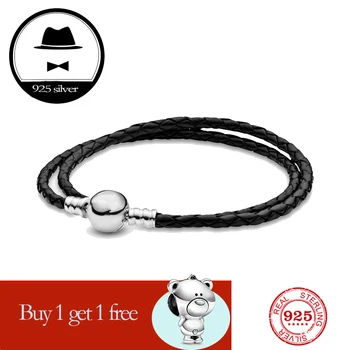 

FIT original pan bracelet for women authentic 100% 925 sterling silver charm chain snake bracelet fashion classic luxury jewelry