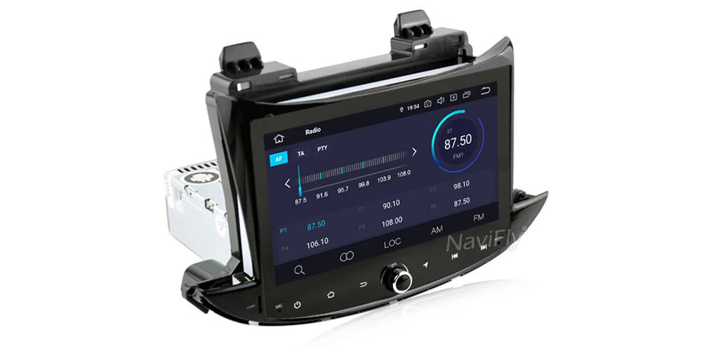 Perfect NaviFly Auto navigation Android 9.0 Car radio GPS Navigation For Chevrolet TRAX 2016 2017 2018 car multimedia stereo navigation 12