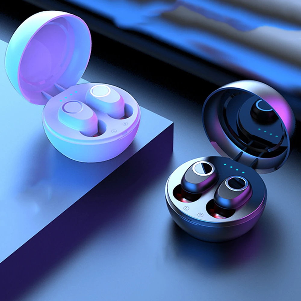 Mini Bluetooth Earphone Smart Touch Wireless Earbuds HIFI Stereo Surround Handsfree In Ear Headset For iPhone Android Universal